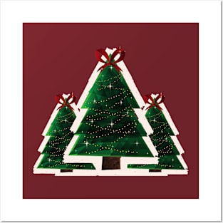 Christmas tree Posters and Art